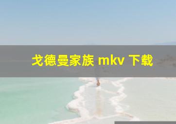 戈德曼家族 mkv 下载